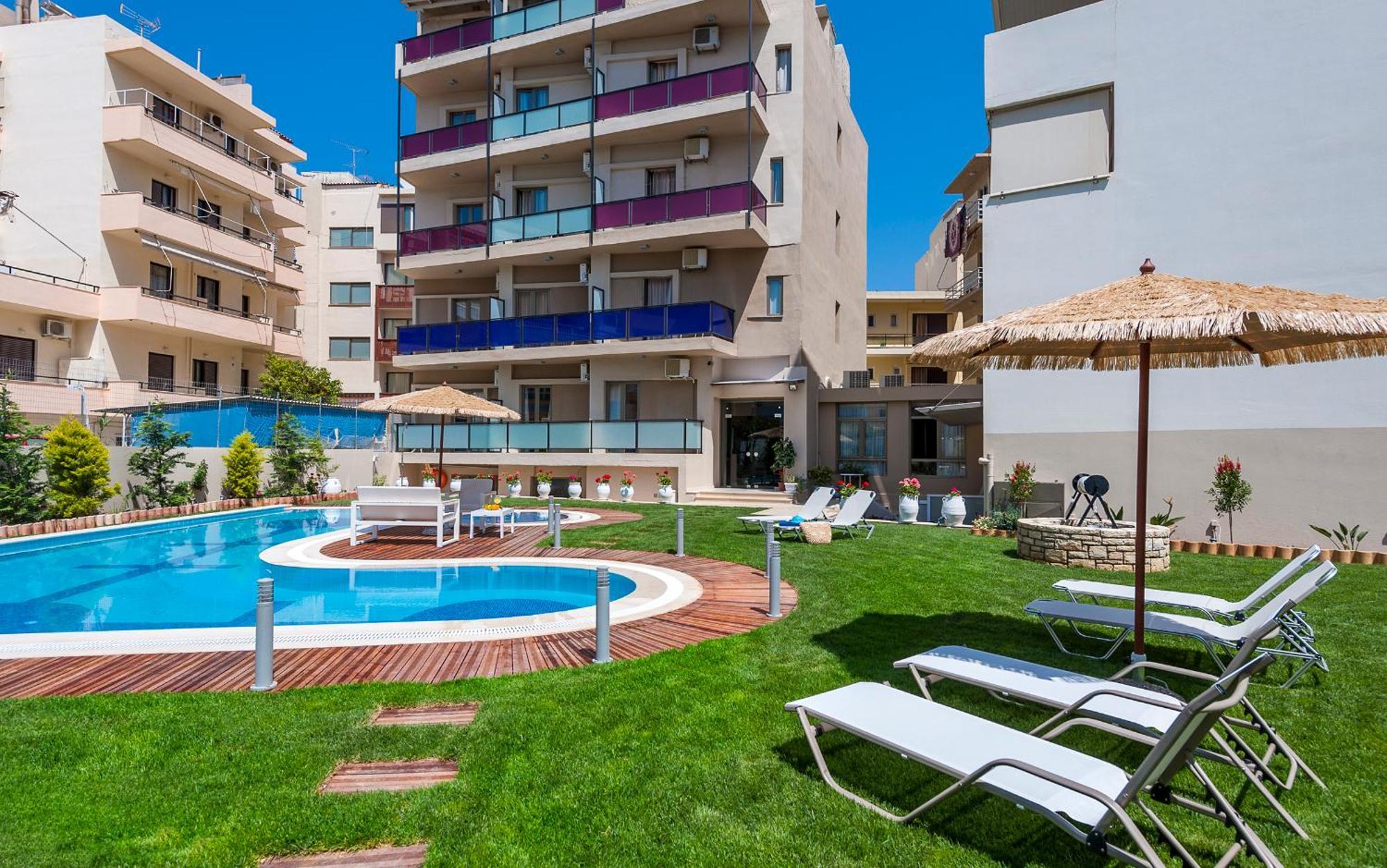 Leonidas Hotel & Apartments Rethymno  Екстер'єр фото