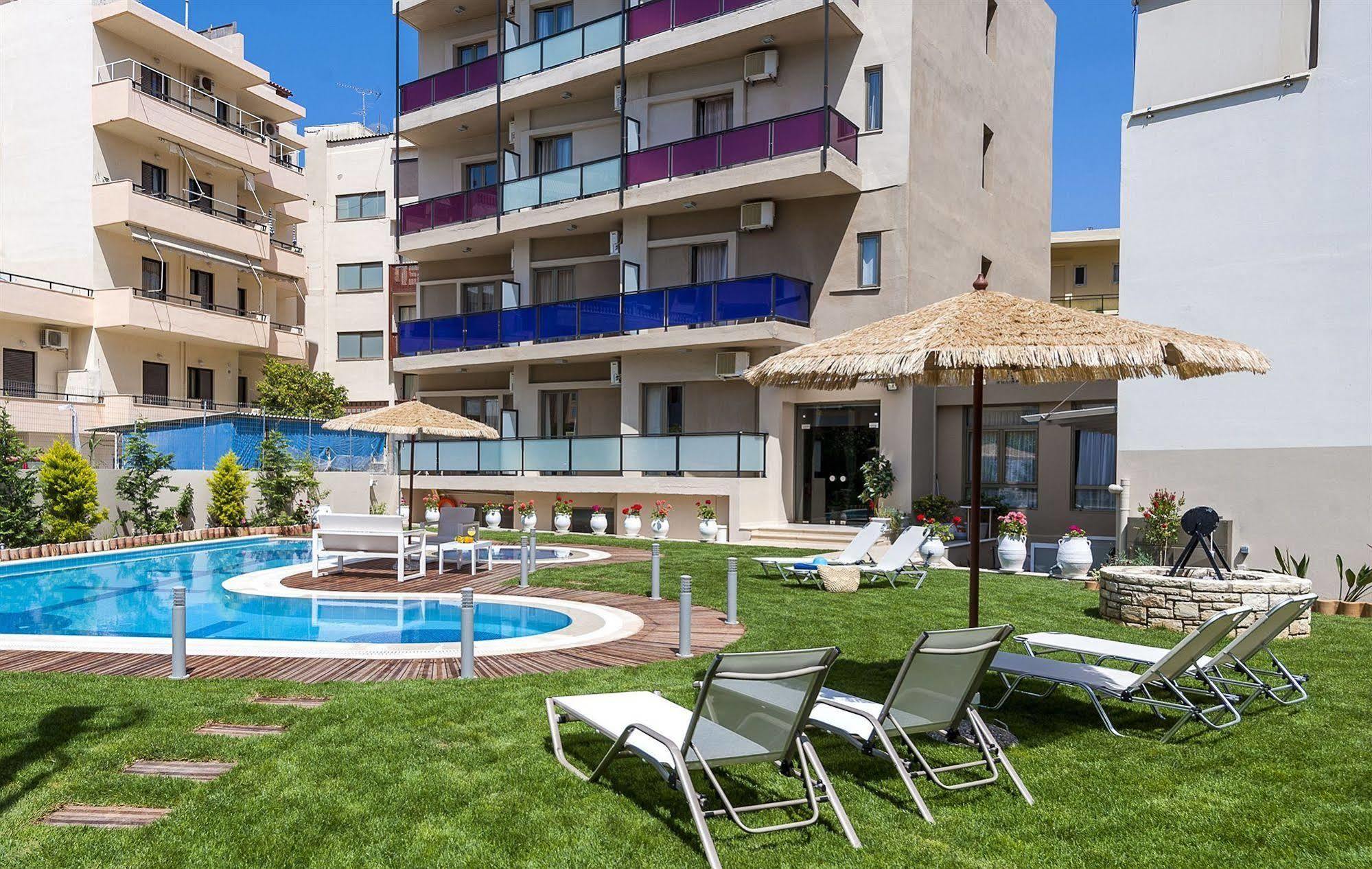 Leonidas Hotel & Apartments Rethymno  Екстер'єр фото